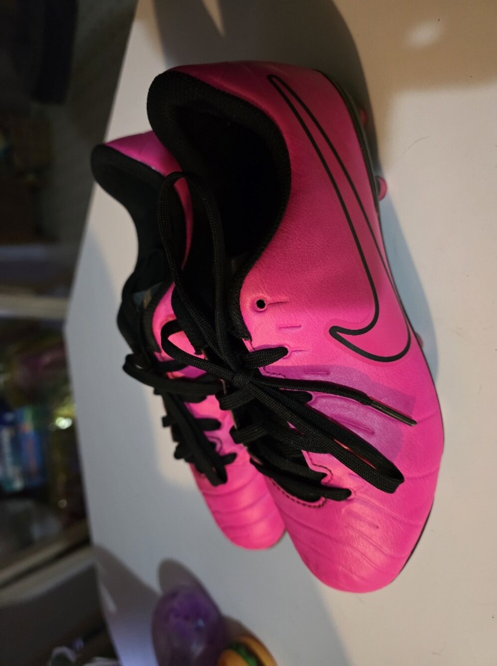 Nike Pink Soccer Cleats Size 4 Big Kids